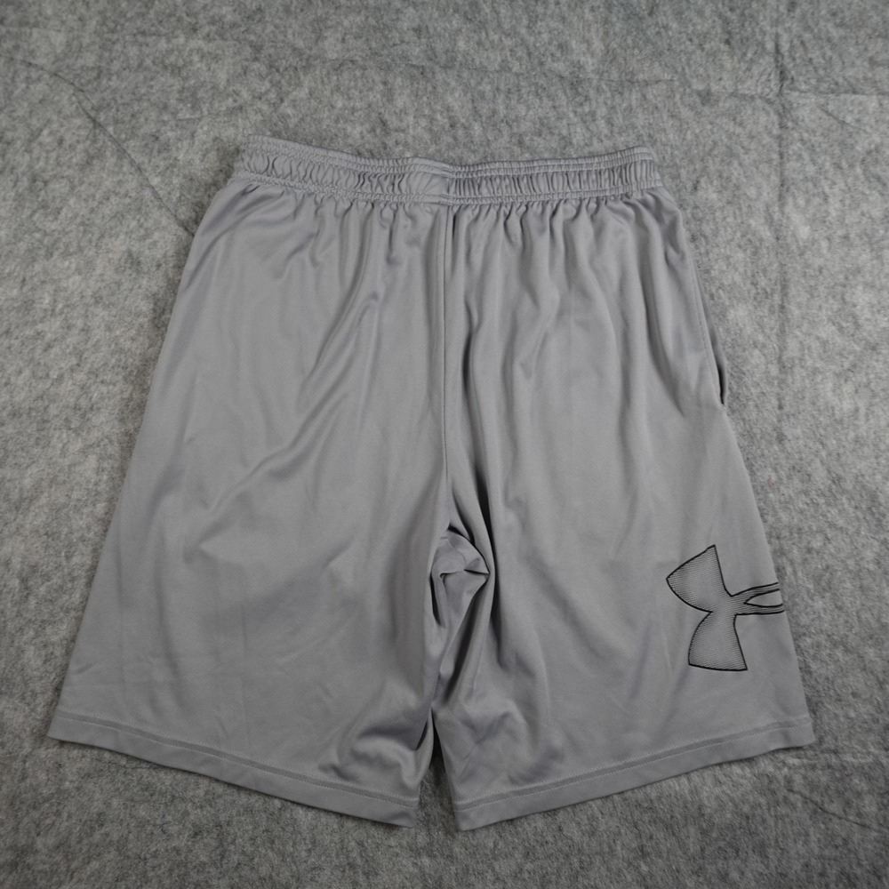 Under Armour Shorts Mens Medium Gray HeatGear Loose Fit Athletic Workout Gym - Picture 12 of 13